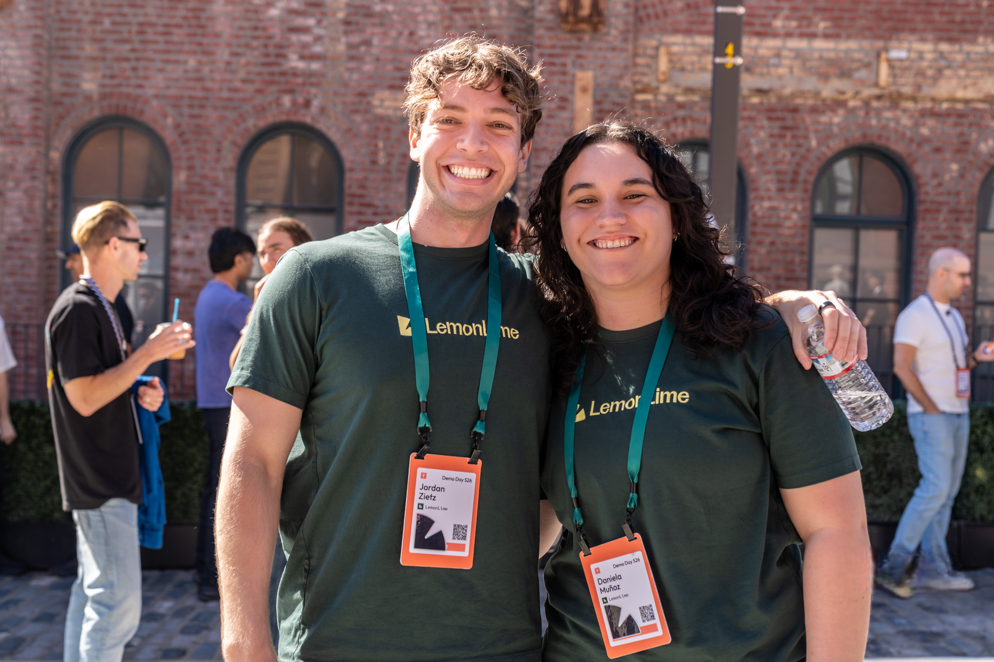 Jordan and Daniela at Y Combinator Demo Day